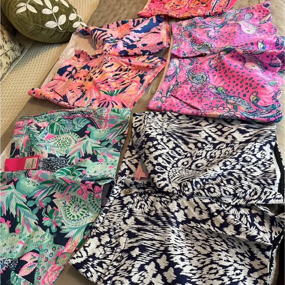 Lilly Pulitzer Women's Shorts - Pink, Green, Blue, Black